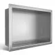 Półka wnękowa Wall Box 30 x 20 x 10 cm stal nierdzewna szczotkowana z kołnierzem